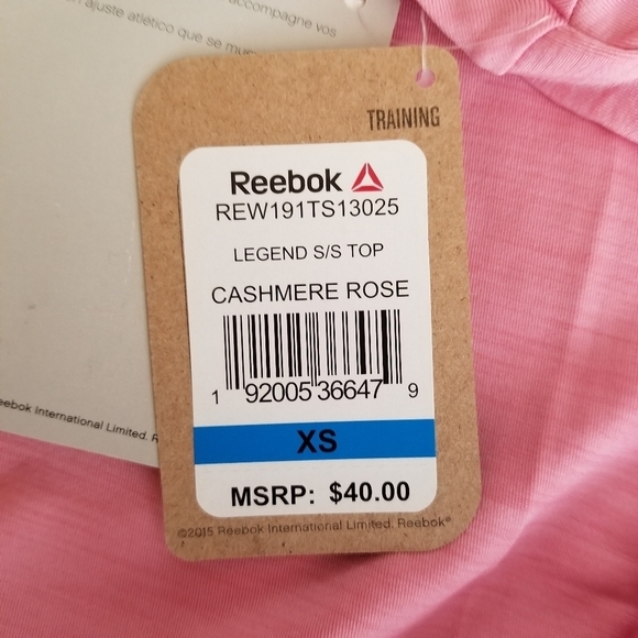 REEBOK Active Tee Sz XS - Picture 8 of 8